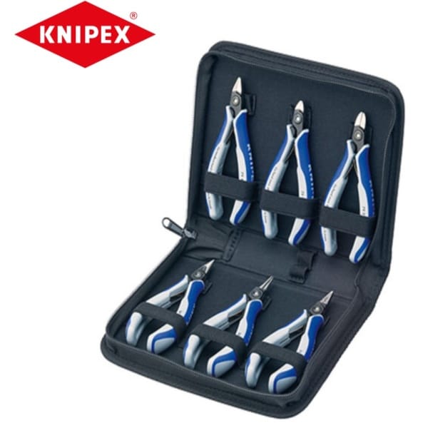 00 20 16 P Knipex Electronics Pliers Set 6 Pce Collins Tools & Welding
