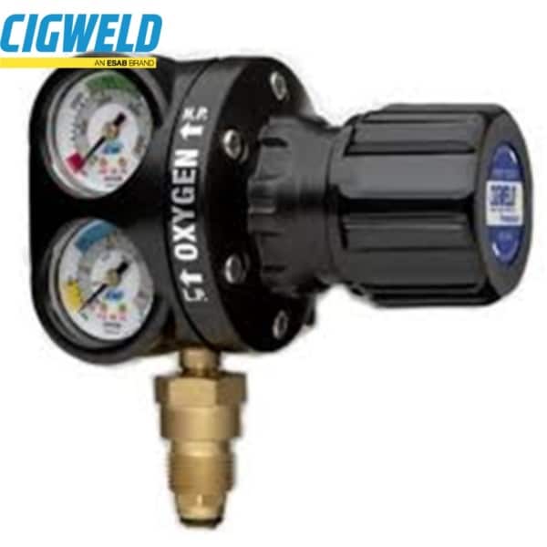 301531 Cigweld Comet Edge ESV4 Oxygen Regulator With Gasguard 400KPA