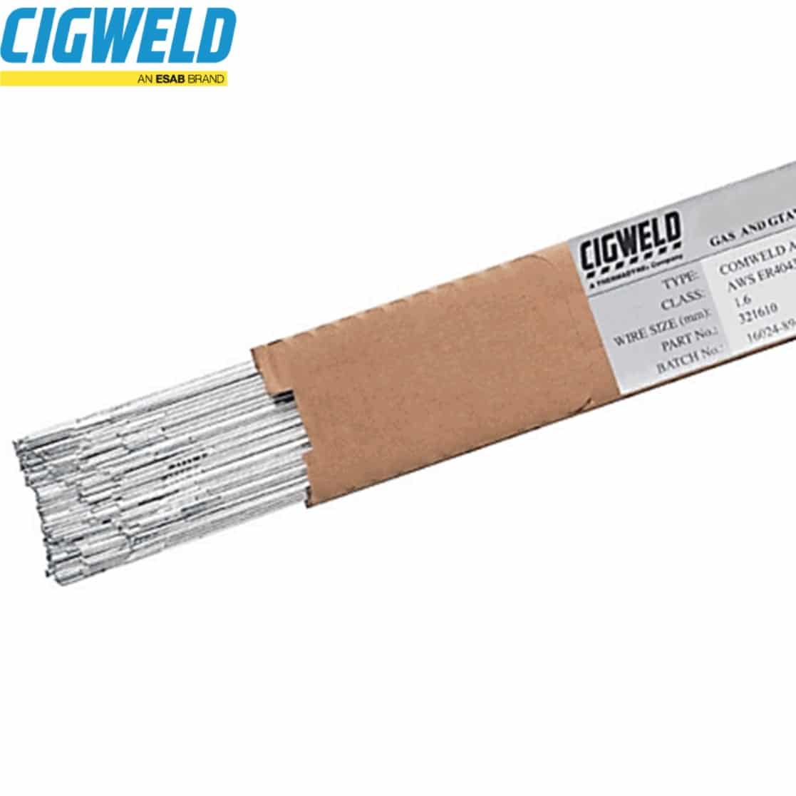 321620 Cigweld Comweld Al4047 Aluminium Welding Rods/Select 1.6mm/2