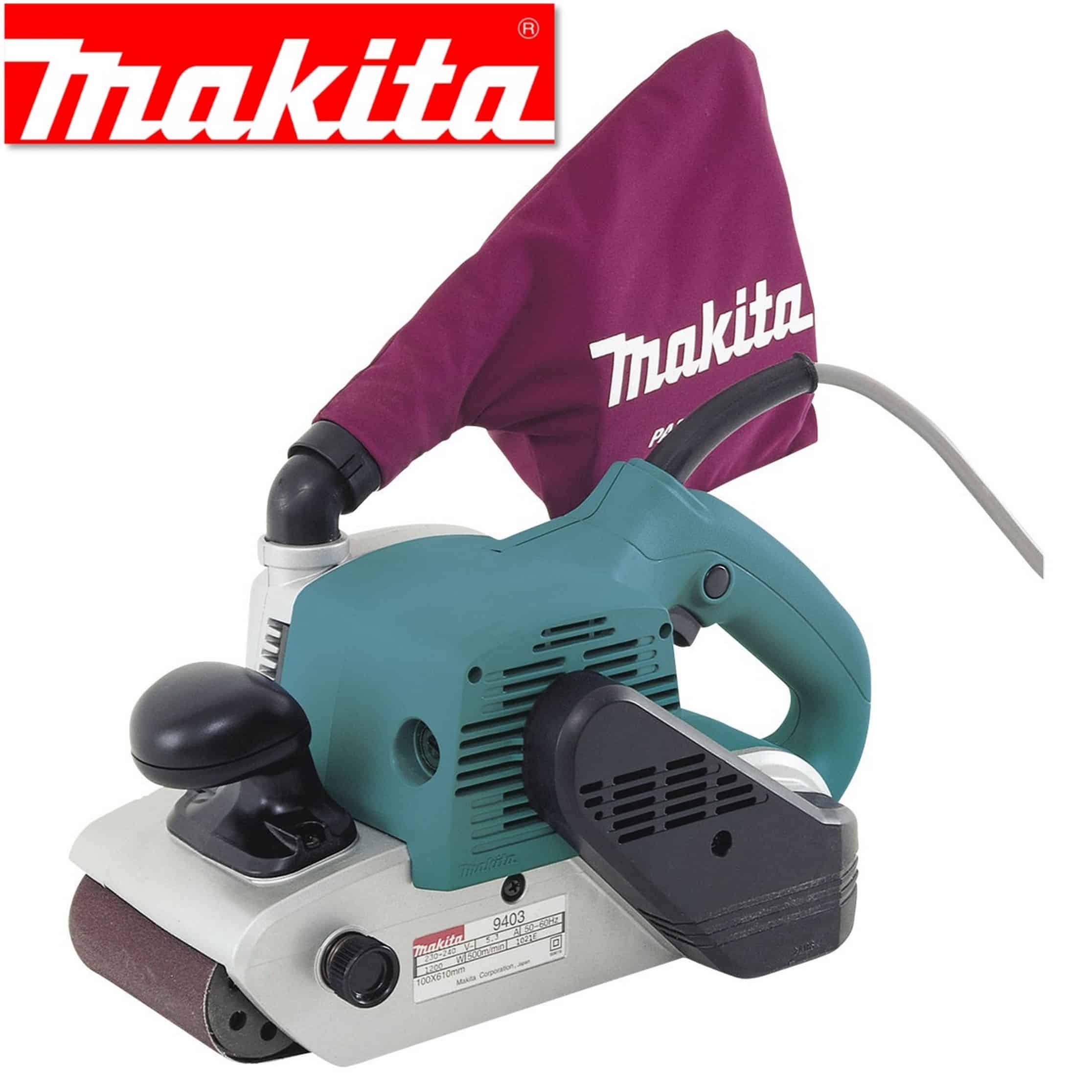9403 Makita 100mm / 4″ Belt Sander 1 200W Collins Tools & Welding