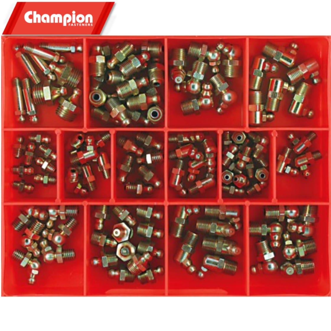 CA108 Champion Fasteners Imperial Grease Nipple Assortment Kit Collins Tools & Welding