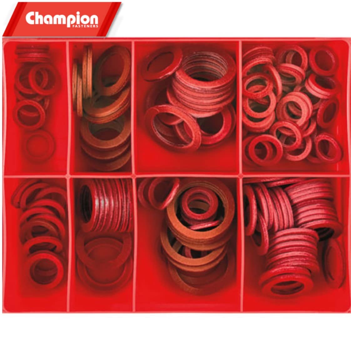 CA150 Champion Fasteners 3/32 Fibre Washer Assortment Kit Collins