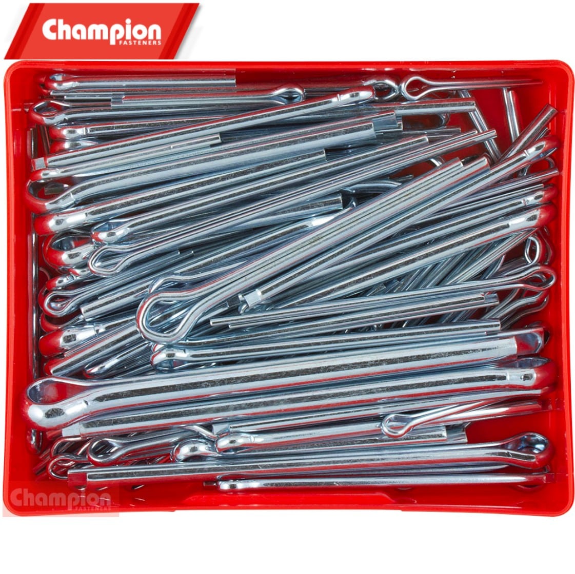 CA280 Champion Fasteners Large Diameter Steel Split Pin Assortment Kit 11 Large Sizes / 93
