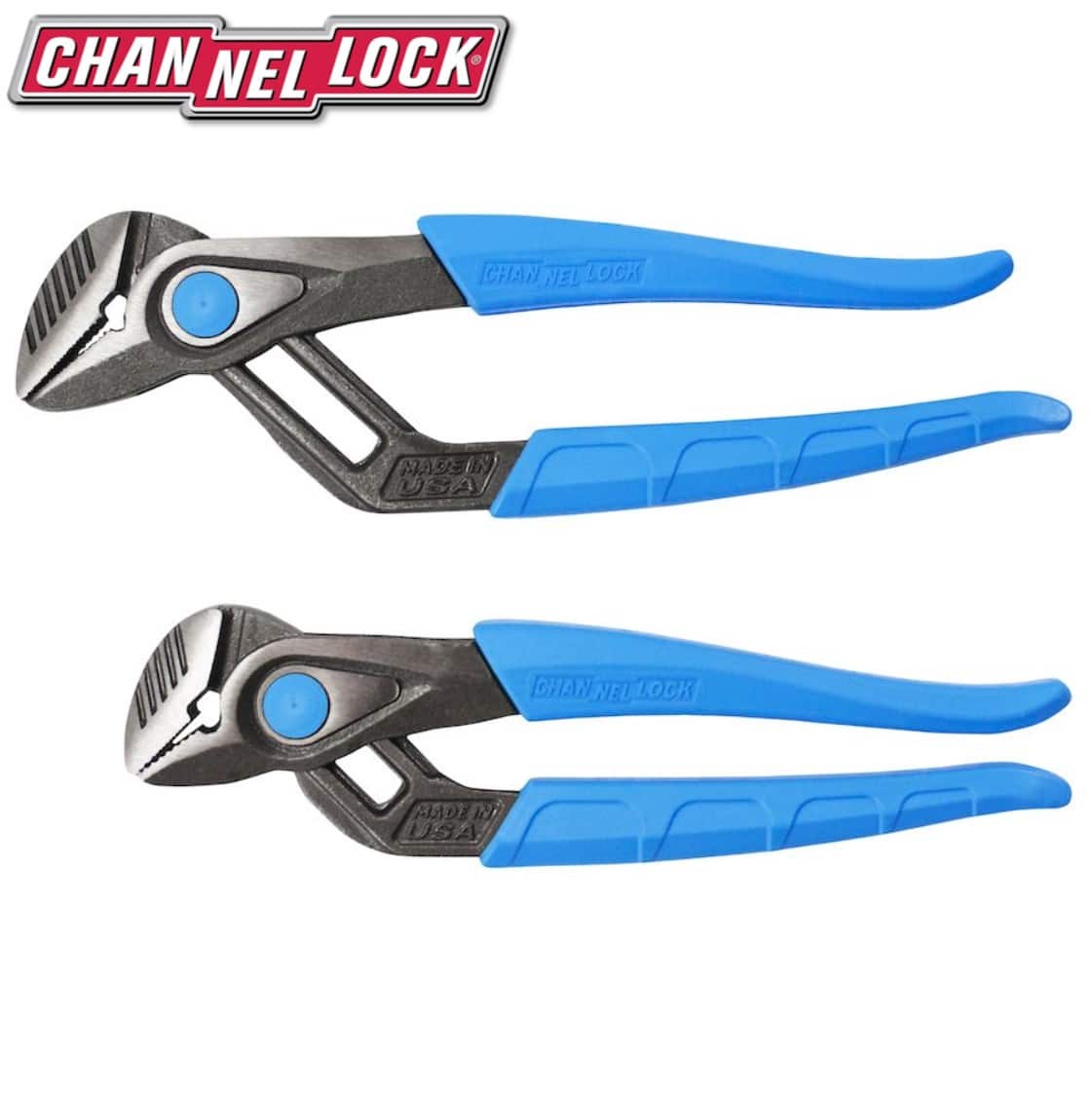 GS1X Channellock Speedgrip 2 Pce Tongue & Groove Pliers Set Collins