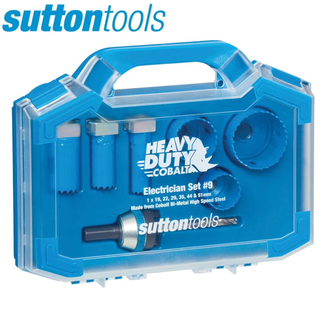 H105S9 Sutton Ultra BiMetal Cobalt Heavy Duty Holesaw Set Electrician