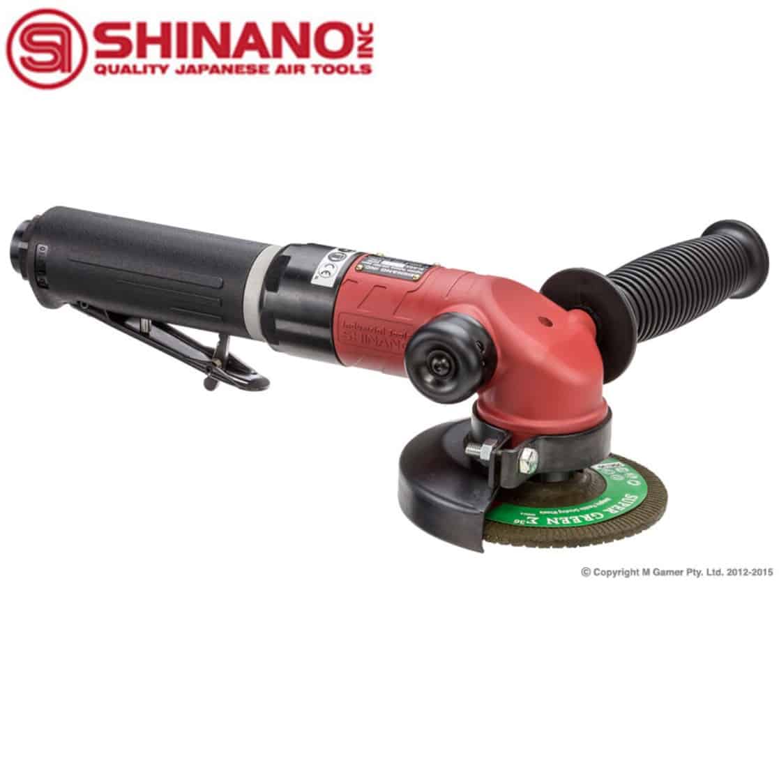 SIAG4E2L Shinano Industrial Angle Disc Grinder 4″ Collins Tools