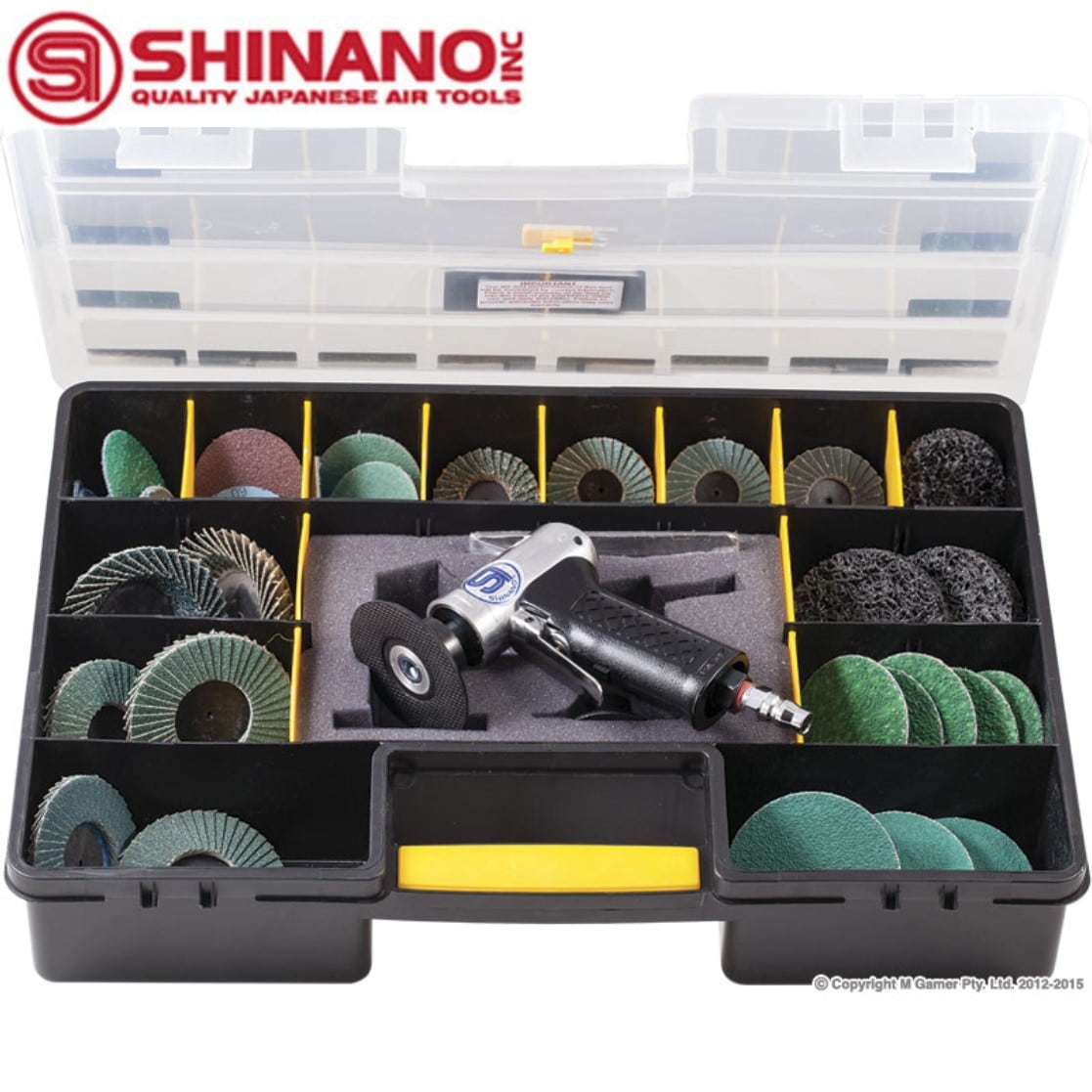 SI2201KIT3 Shinano 50mm & 75mm Quick Change Sander & Paint Stripping