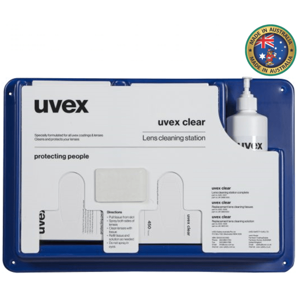 1007 Uvex Clear Lens Cleaning Station (Wall Mounted) / MOQ 1 Collins