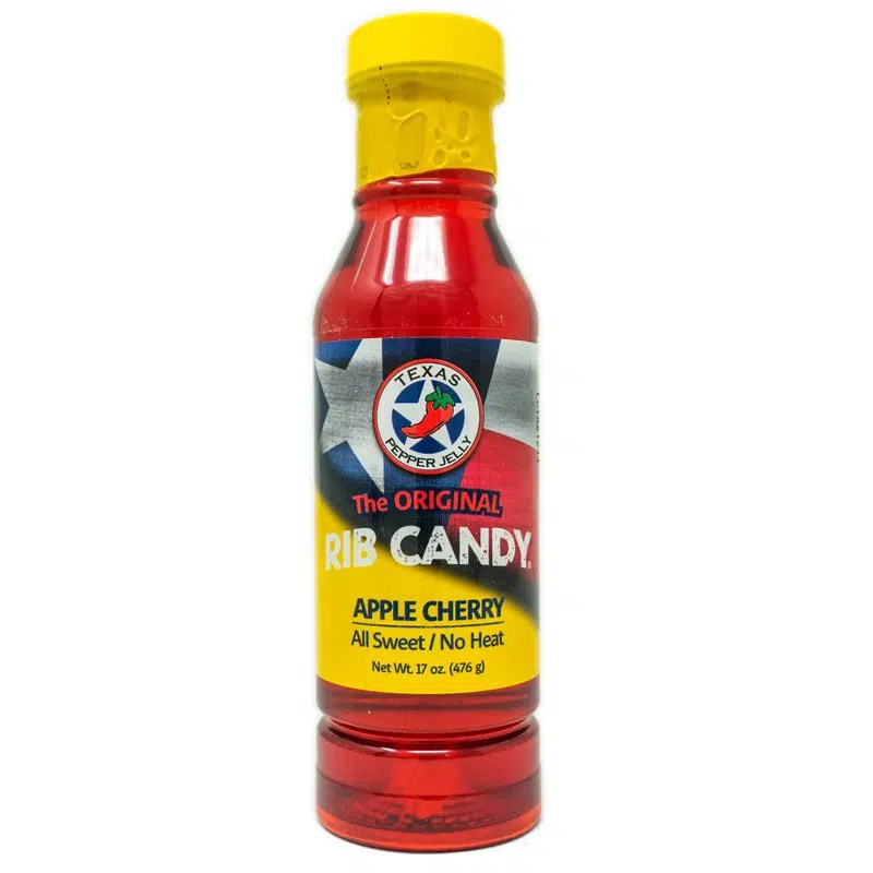 Texas Pepper Jelly Apple Cherry Sweet Rib Candy Collinsville BBQ Supply