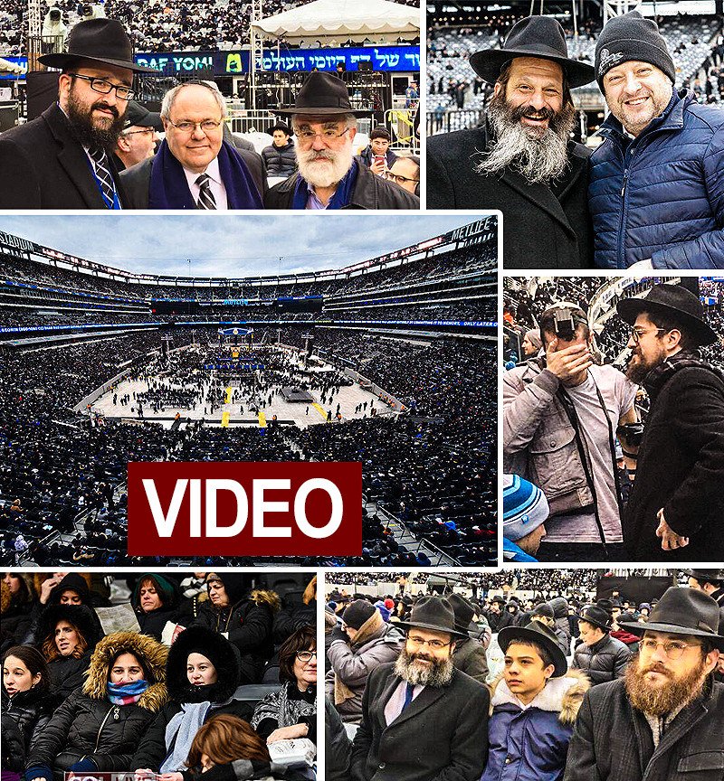 Over 90,000 Jews Celebrate in Unity at Siyum Hashas in NJ