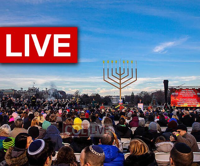 Live National Menorah Lighting in Washington DC