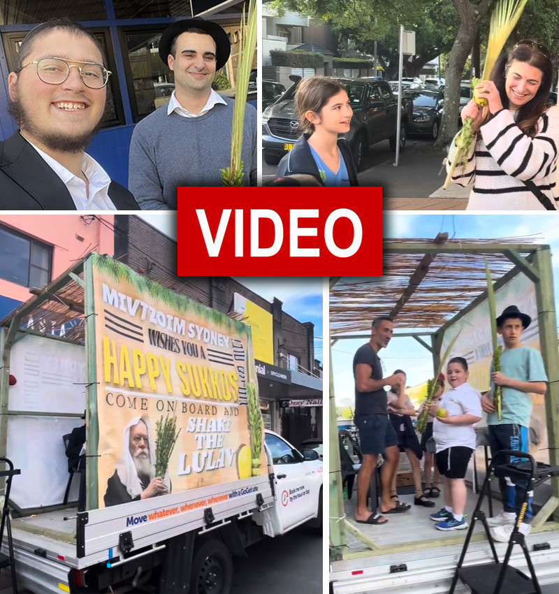 Sukkah Mobile Takes On Sydney, Australia