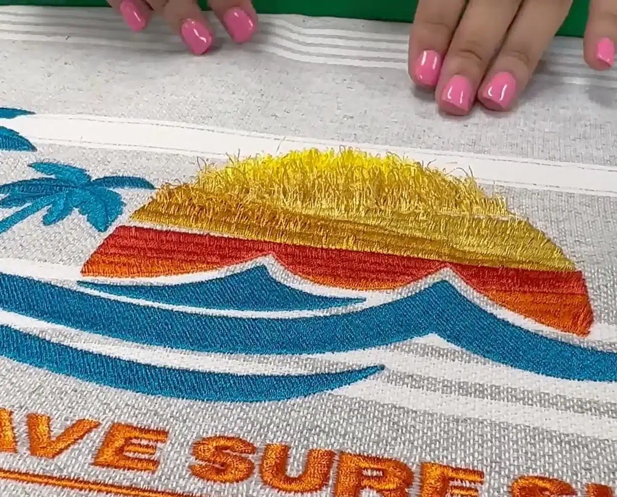 How to Embroider Fringe Fluff Embroidery Avancé Embroidery Tips