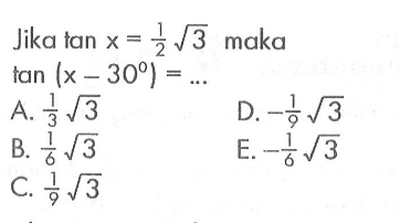 Diketahui sin A=4/5 dan cos B=1/3 akar(2) dengan A dan B &hellip;