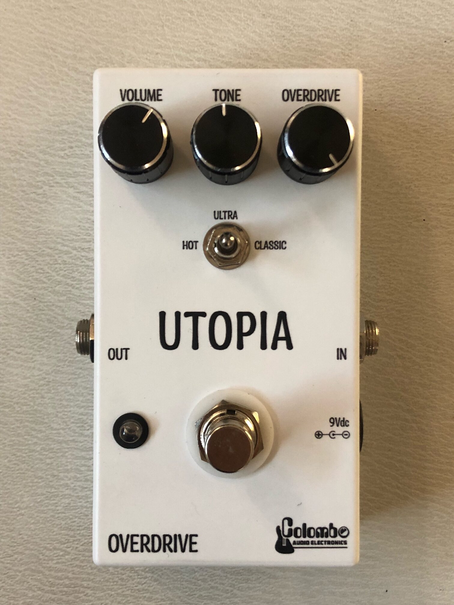 Utopia Overdrive Electric guitar pedal Overdrive/Distortion/Booster Colombo Audio Electronics