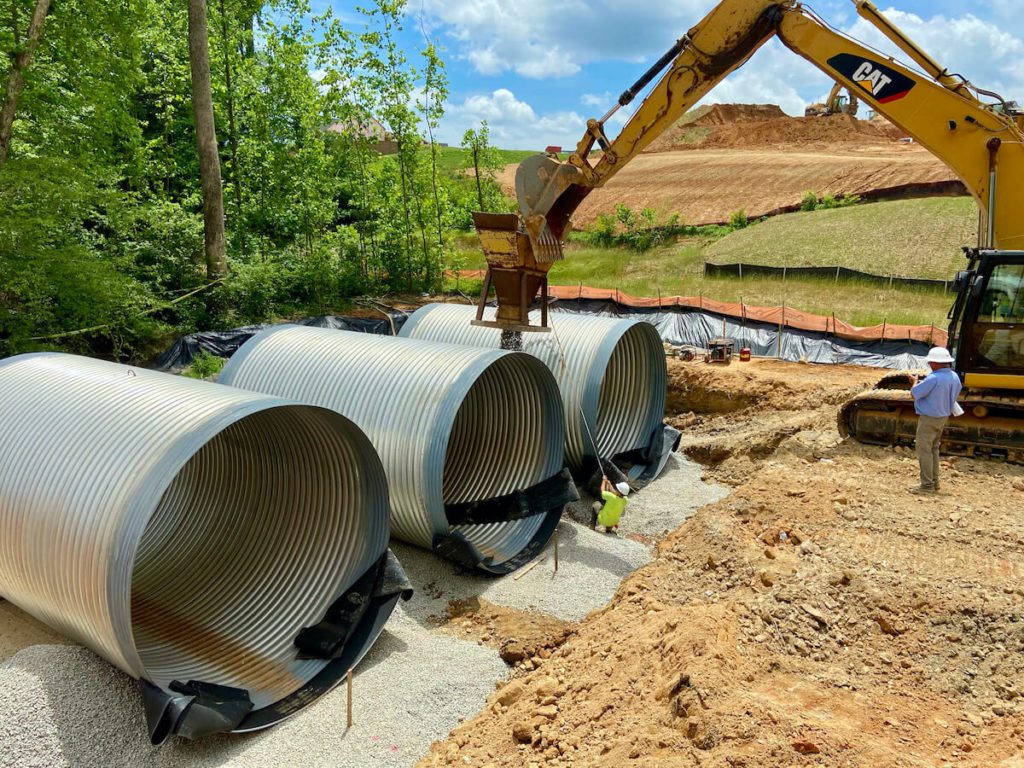 Corrugated Metal Pipe for Culvert Colonial Construction