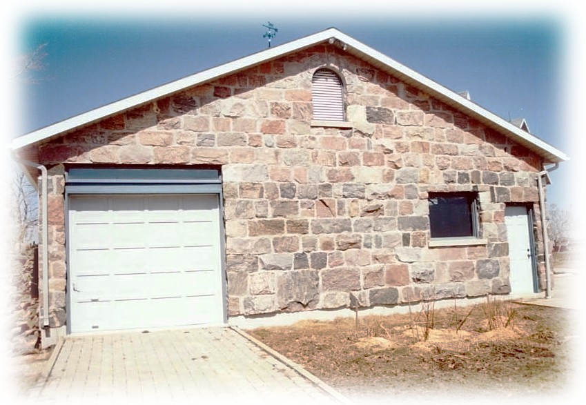 EWM Stone Garage Colonial Brick & Stone Inc.