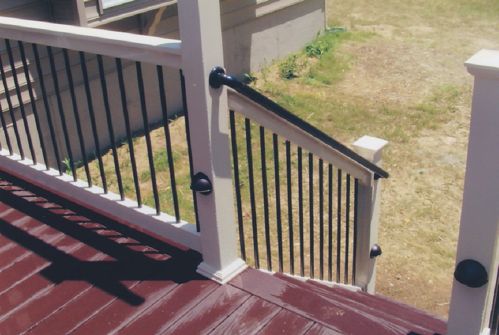 Deck Stairways and Railings and Builtin Seating