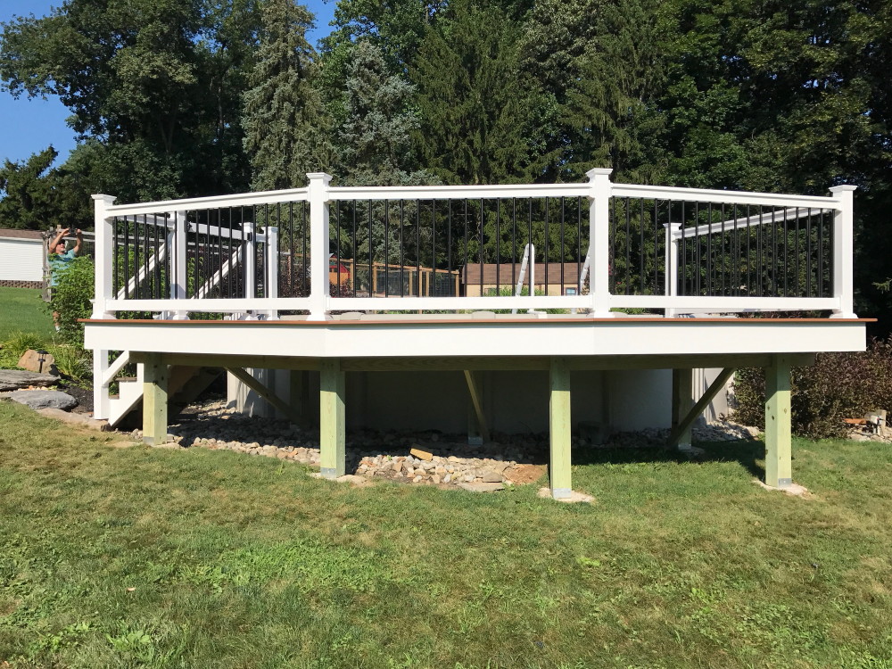 Trex Deck Around Above Ground Pool change comin