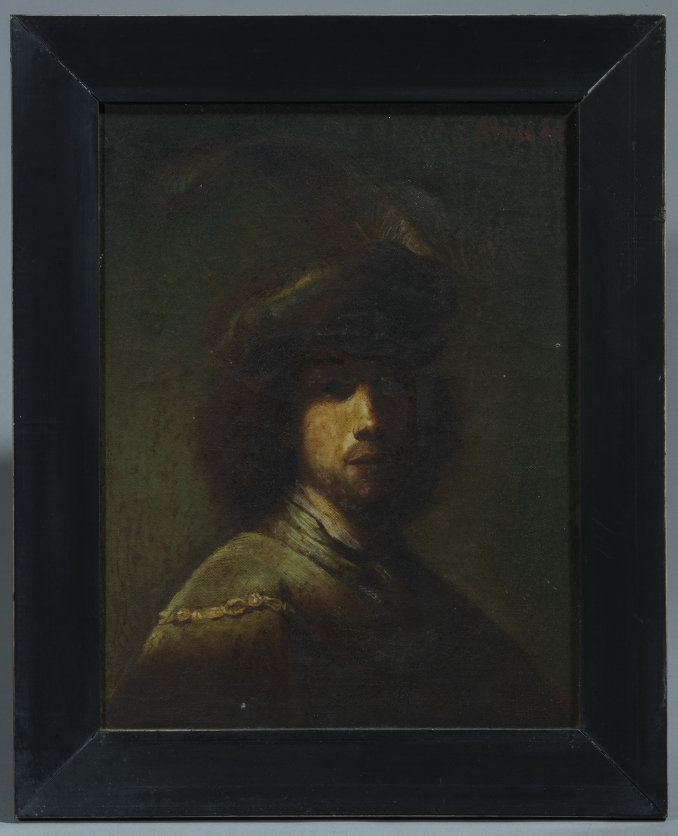Copie de l'autoportrait de Rembrandt Patrimoine Charles