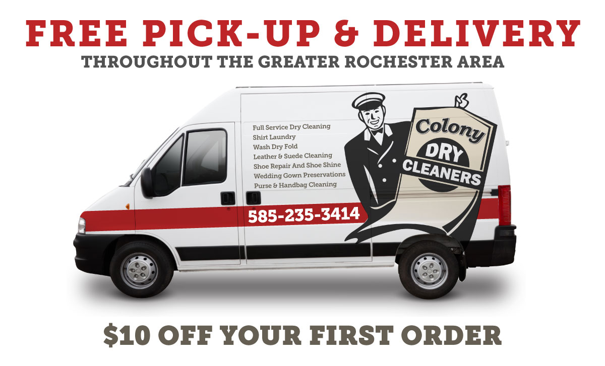 Colony Dry Cleaners Free Pickup and Delivery Rochester NY Colony Dry