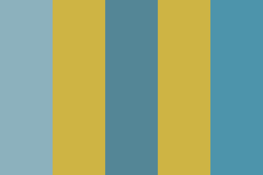 BlueGold Color Palette