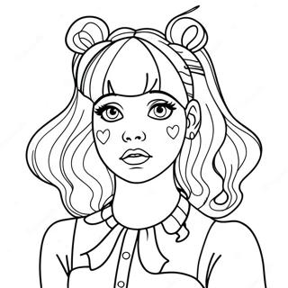 Melanie Martinez Coloring Page | Color.mr