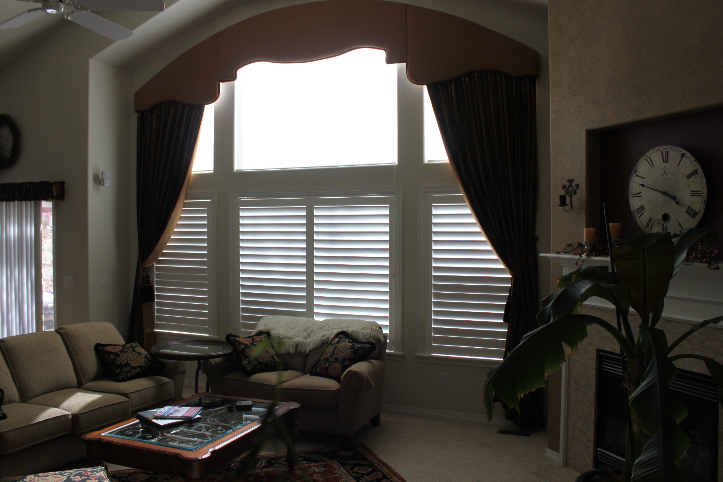 Cornice with Side Panels to Colorado Blinds & Design, the