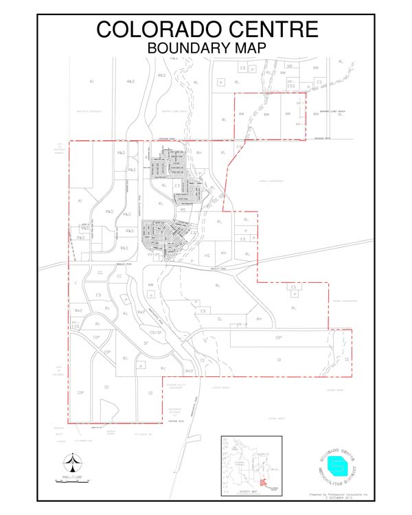 District Maps Colorado Centre Metro