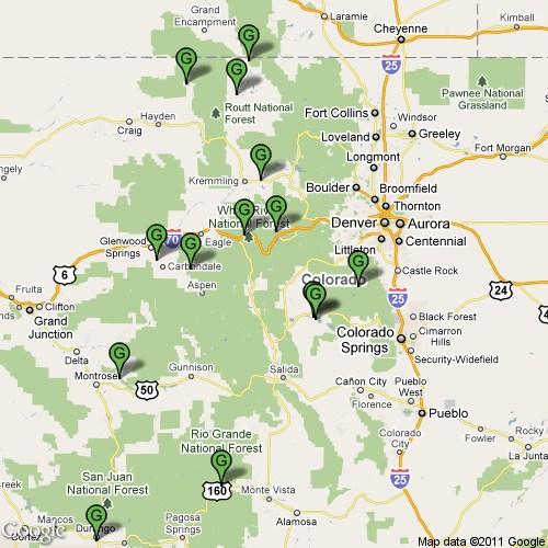 Fly Fishing Colorado Map Park Houston Map