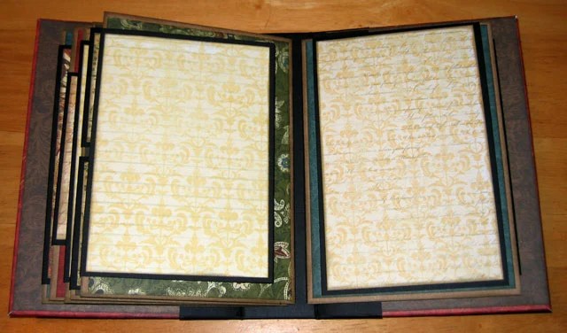 Photo of today's Flashback Friday One More Mini Album showing pages 10 and 11 with two page flips. 