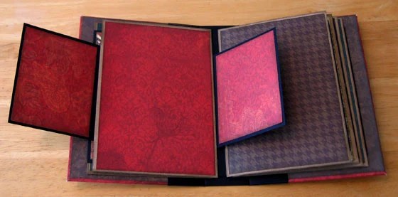 Photo of today's Flashback Friday One More Mini Album post showing pages 4 and 5 with the page flips open. 