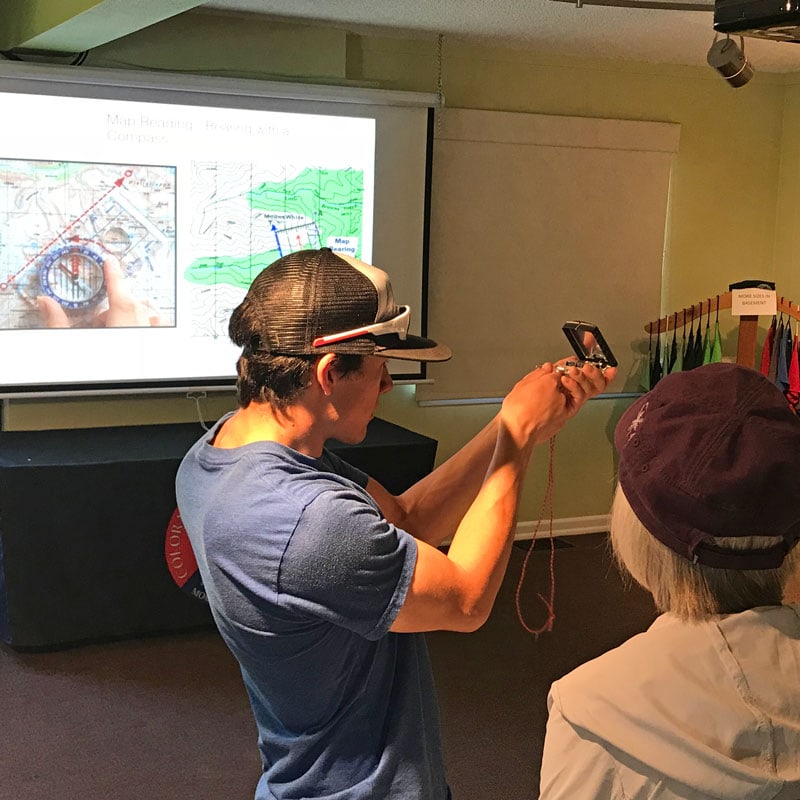 Mountain Navigation Skills Course Navigate with Map, Compass, & GPS