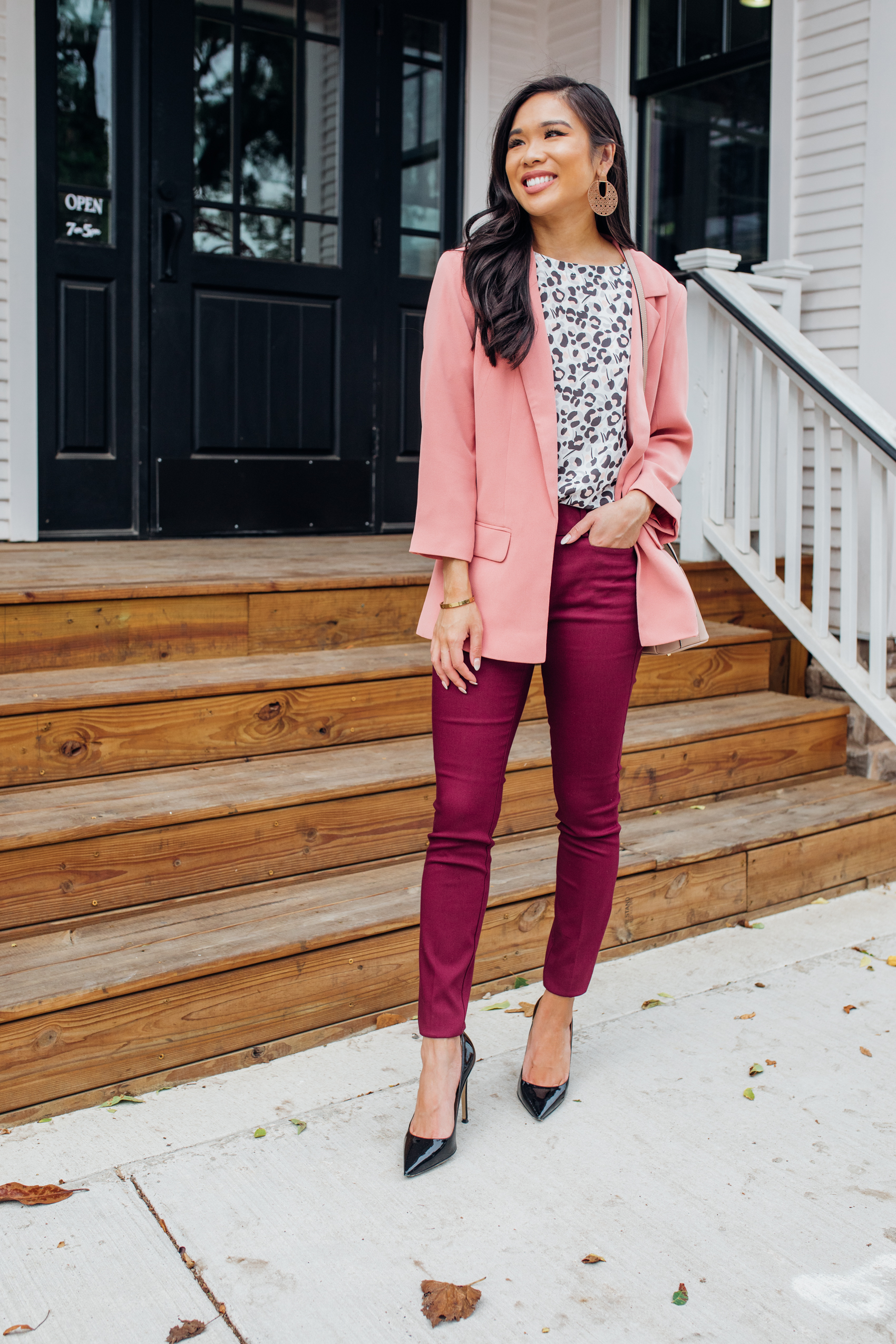 Petite Workwear with LOFT for Late Summer into Fall Color & Chic