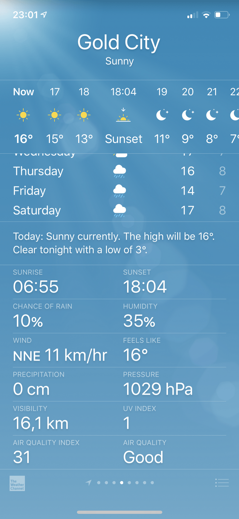 AQI data on the Apple Watch complications Dorin Moise