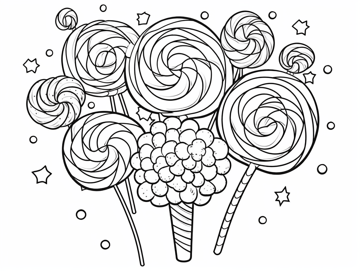 Candy World Coloring Pages Coloring Pages