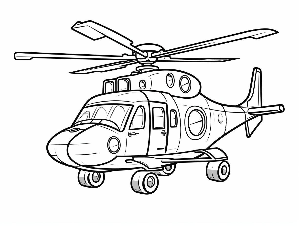 Chopper Coloring Sheet Coloring Page