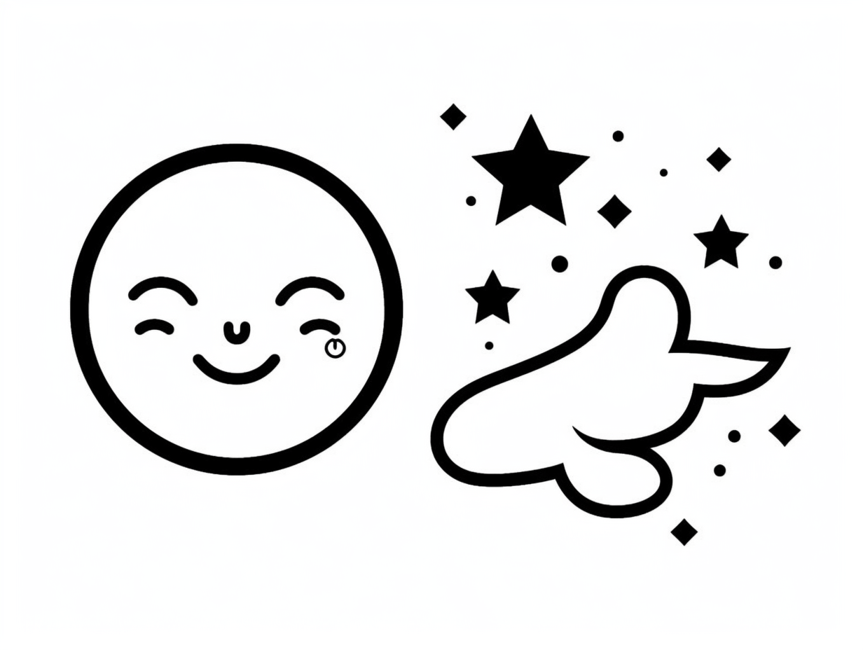 Moon Coloring Sheet Coloring Page