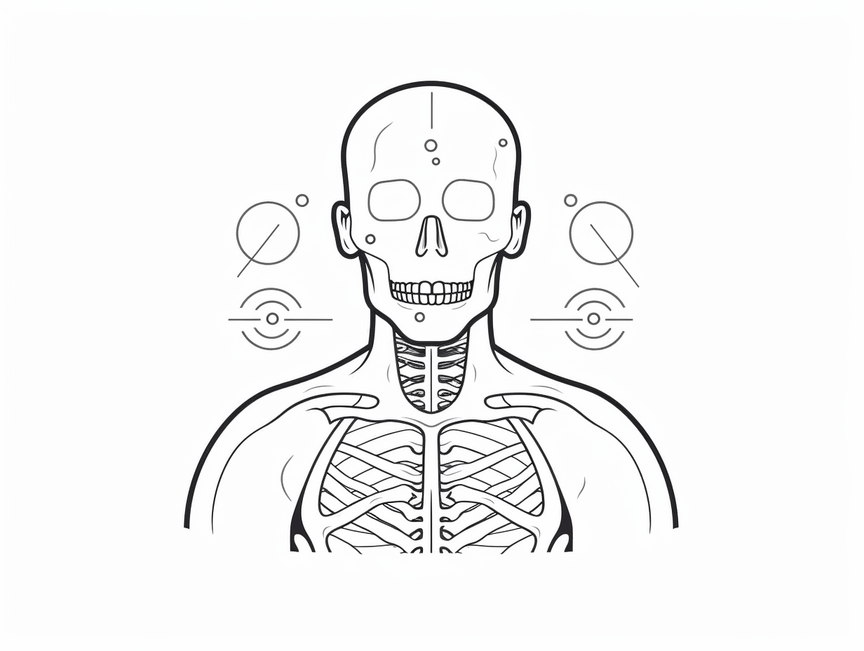 X Ray Coloring Sheet Coloring Page