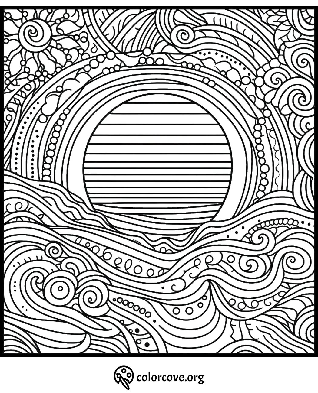 25 Free Calming Coloring Pages The Color Cove