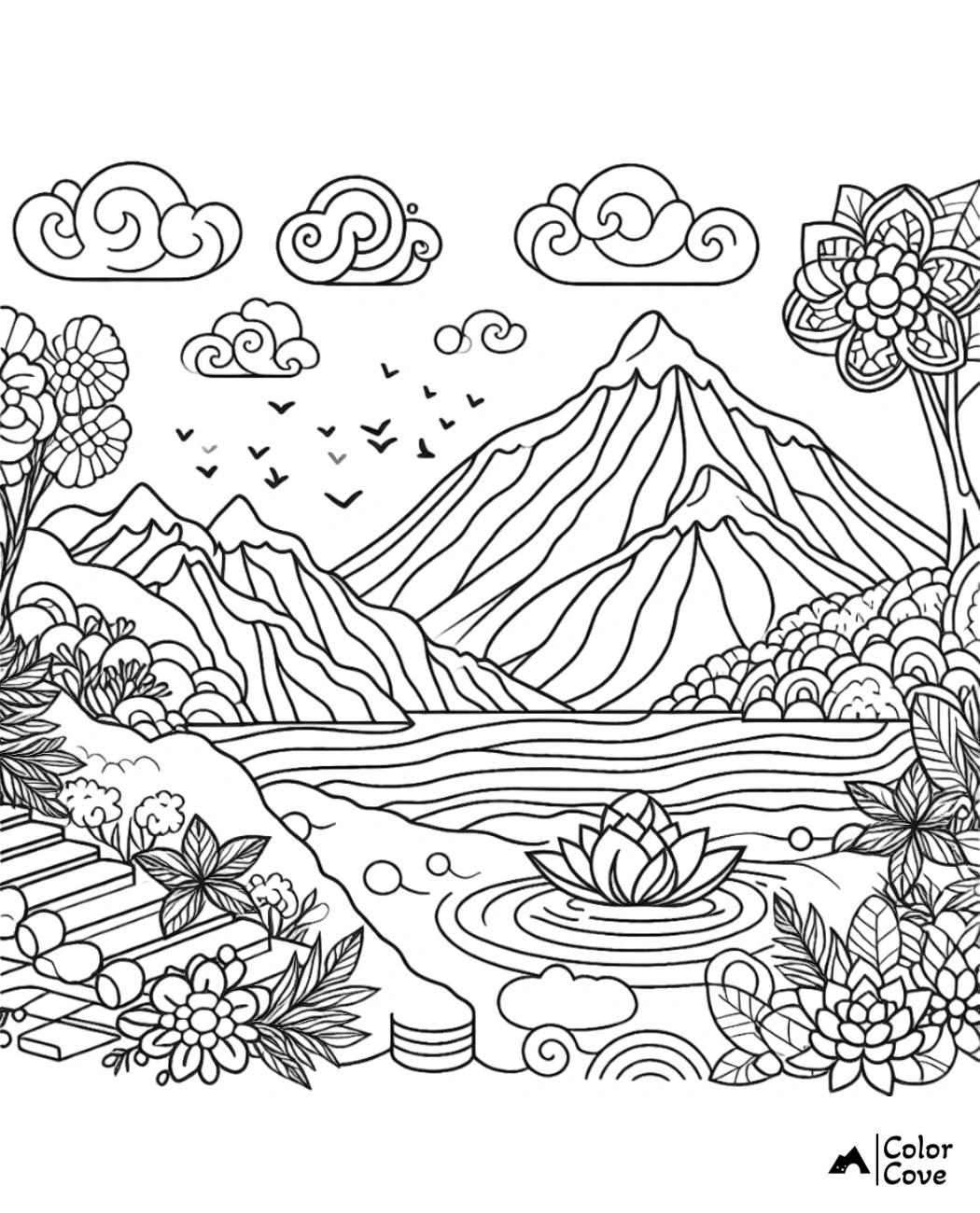 25 Free Calming Coloring Pages – The Color Cove