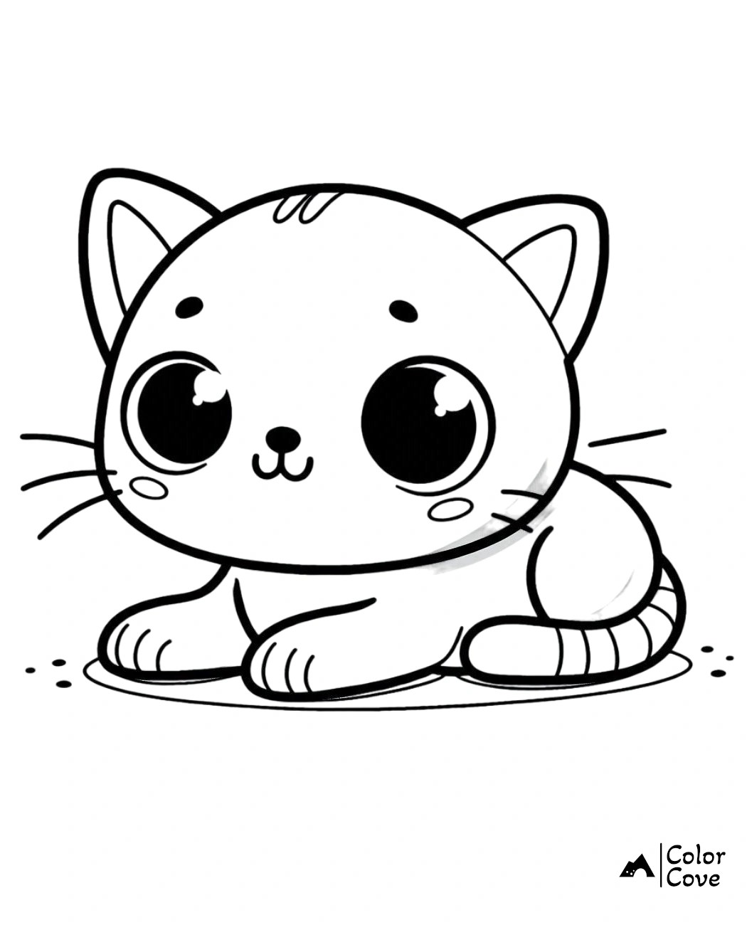 26 Free Cartoon Cat Coloring Pages The Color Cove