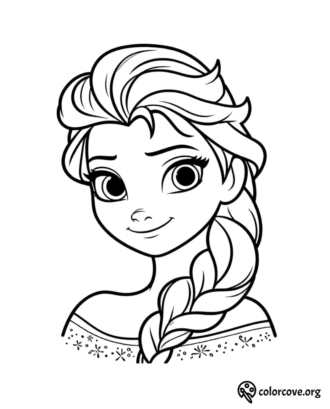 20 Free Elsa Coloring Pages – The Color Cove