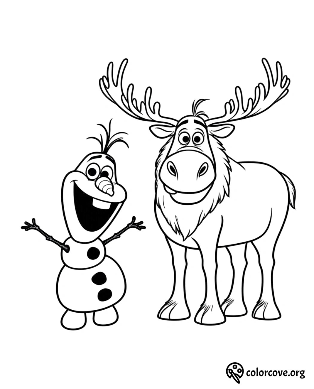 29 Free Frozen Coloring Pages The Color Cove