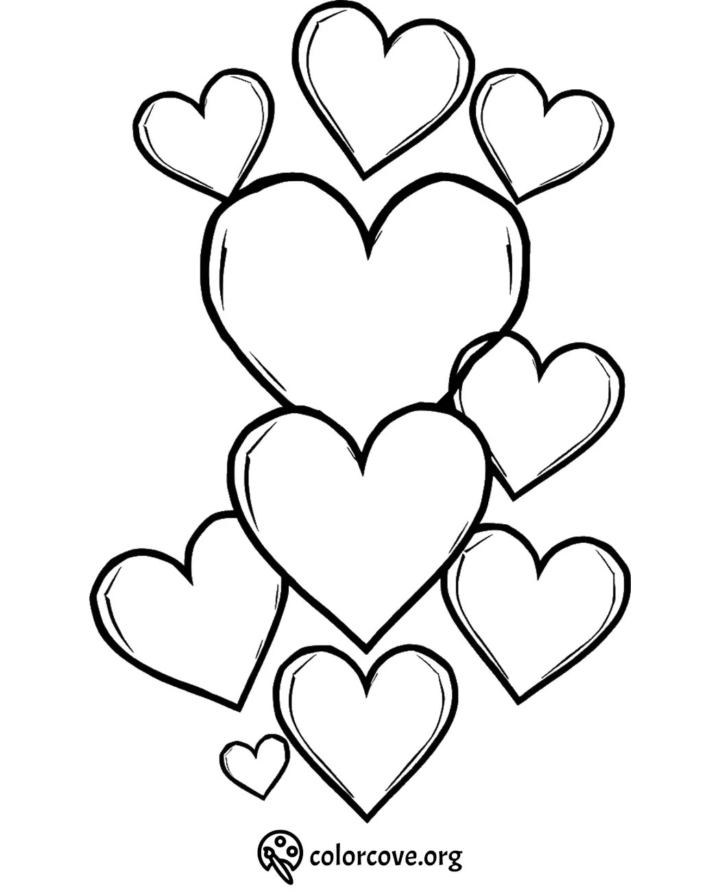43 Free Heart Coloring Pages The Color Cove