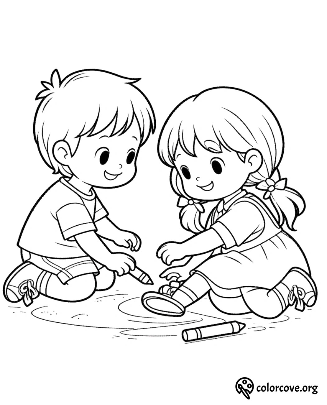 30 Free Kids Coloring Pages 2 The Color Cove