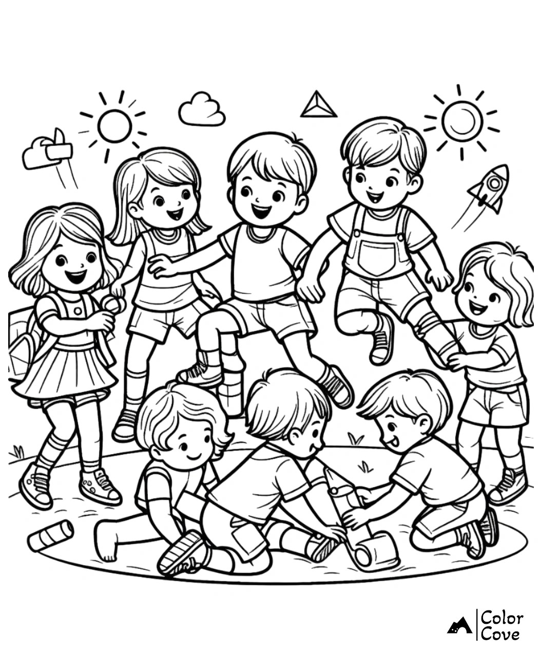Kid Coloring Pictures Printable