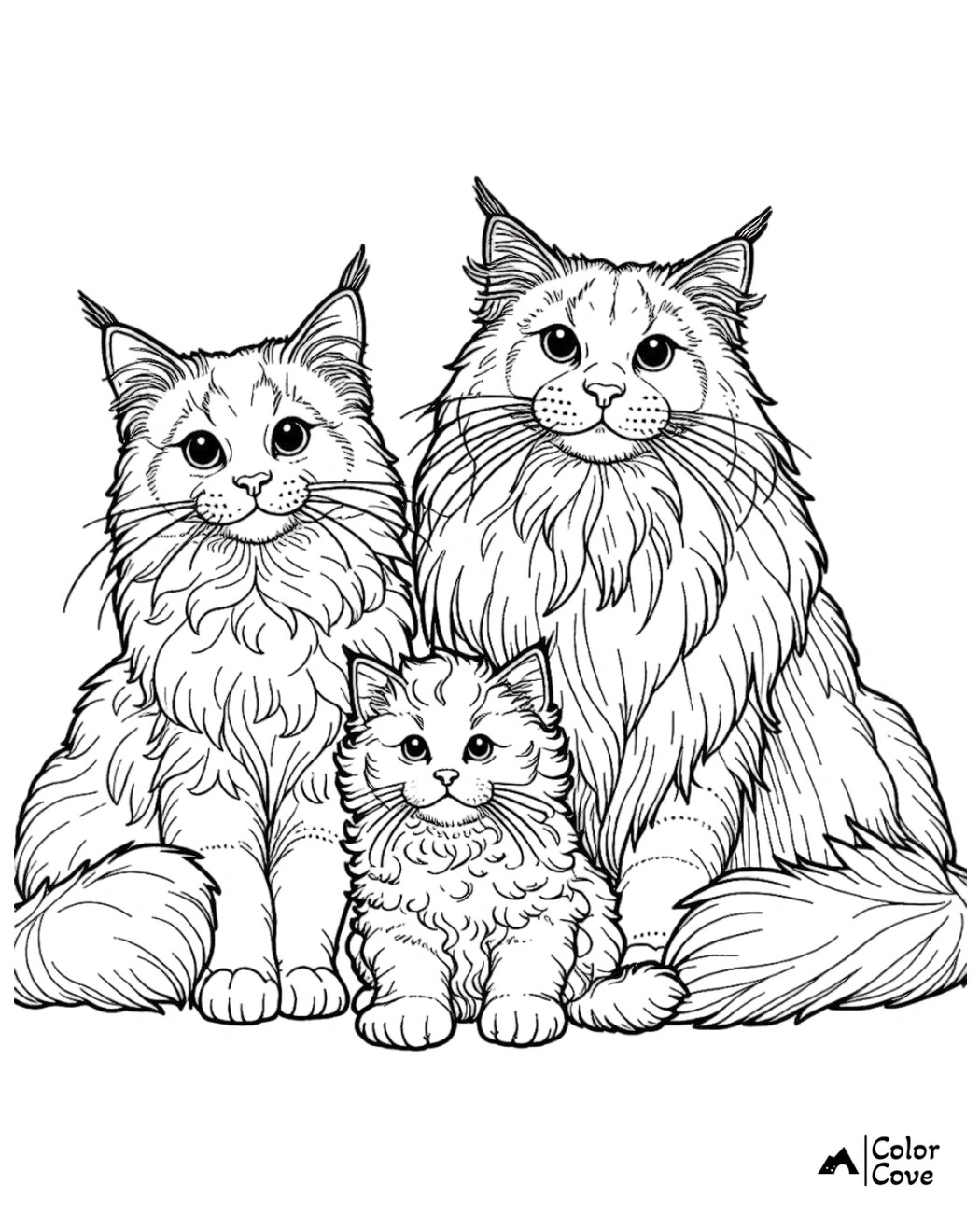 23 Free Maine Coon Coloring Pages The Color Cove