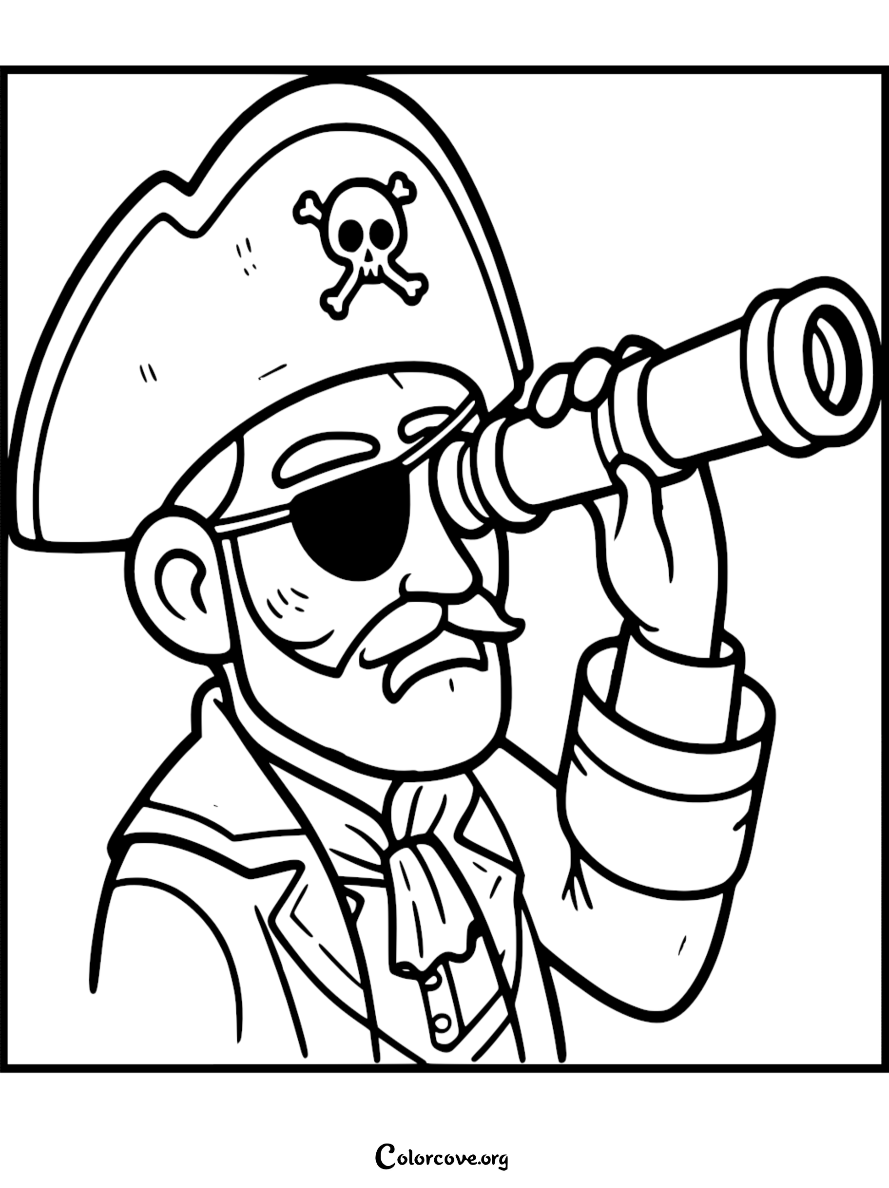 25 Free Pirate Coloring Pages The Color Cove