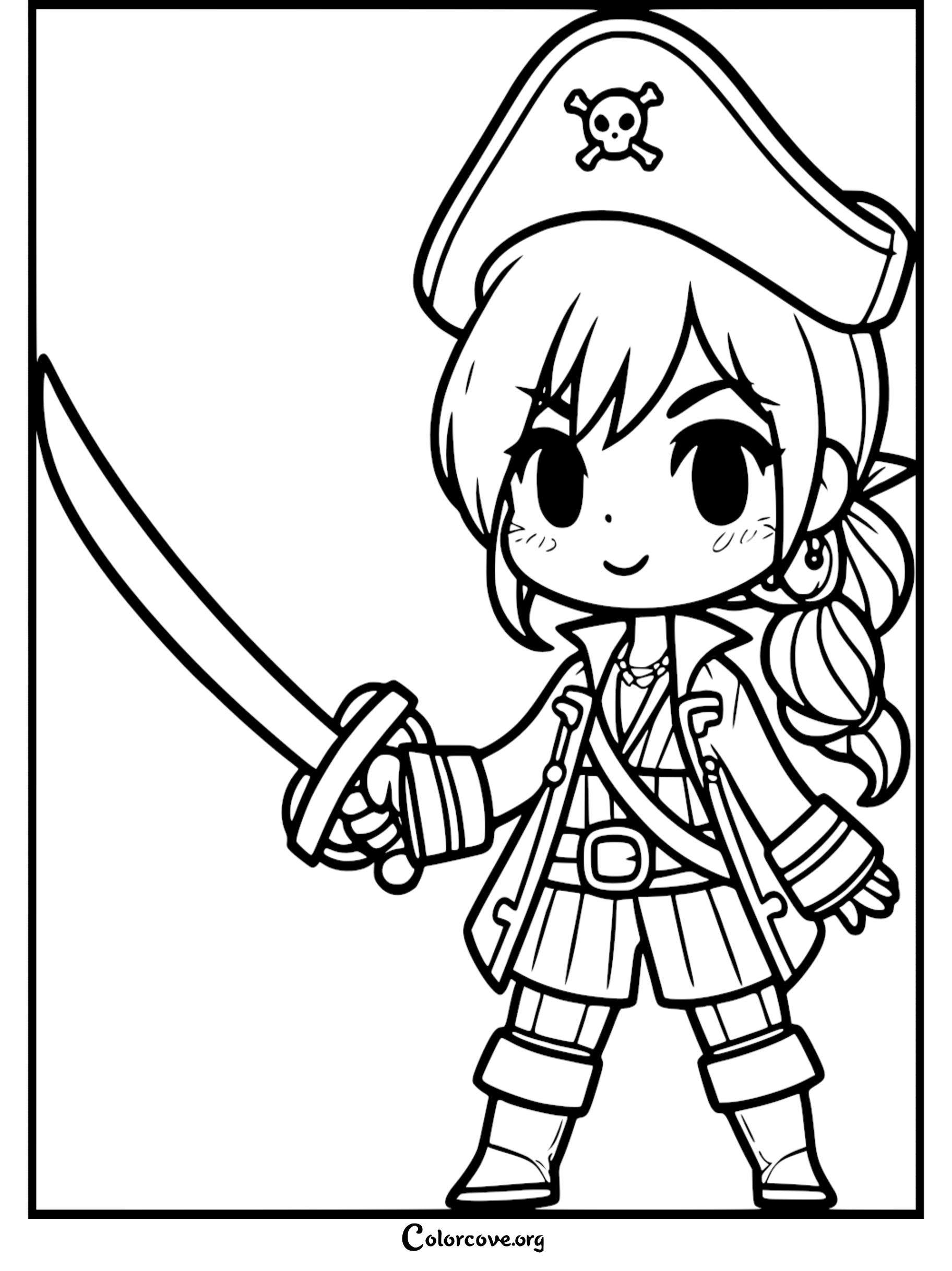 25 Free Pirate Coloring Pages The Color Cove